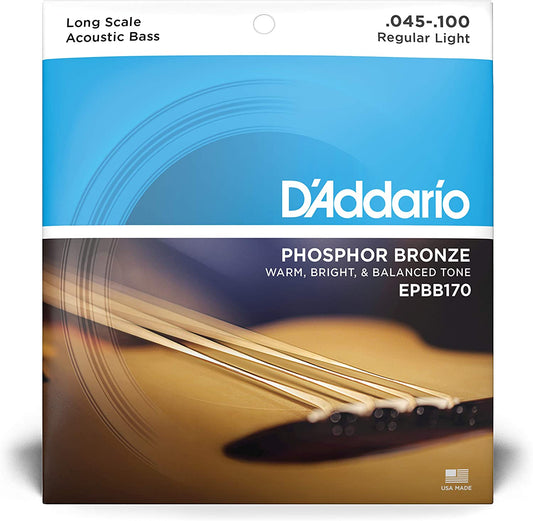 D'Addario EPBB170 Phosphor Bronze 45-100 Long Scale