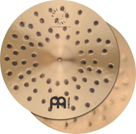 Meinl Pure Alloy 14” Extra Hammered Hi-Hat Cymbals