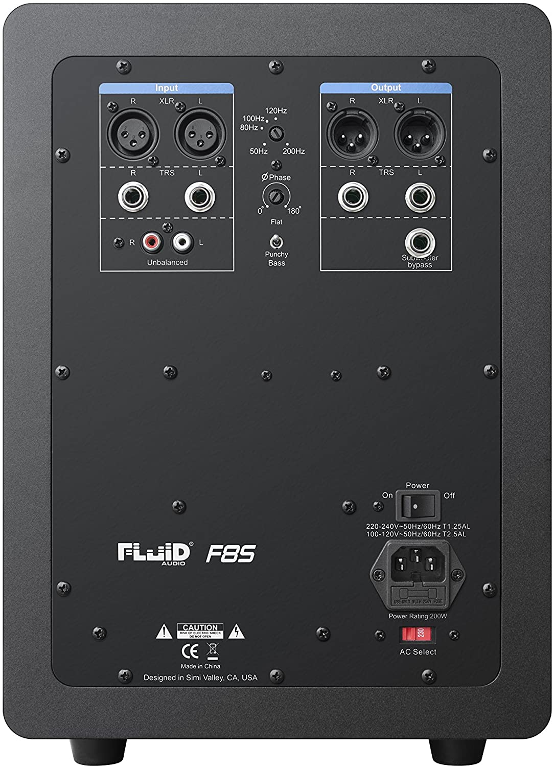 Fluid Audio F8S 8" Subwoofer