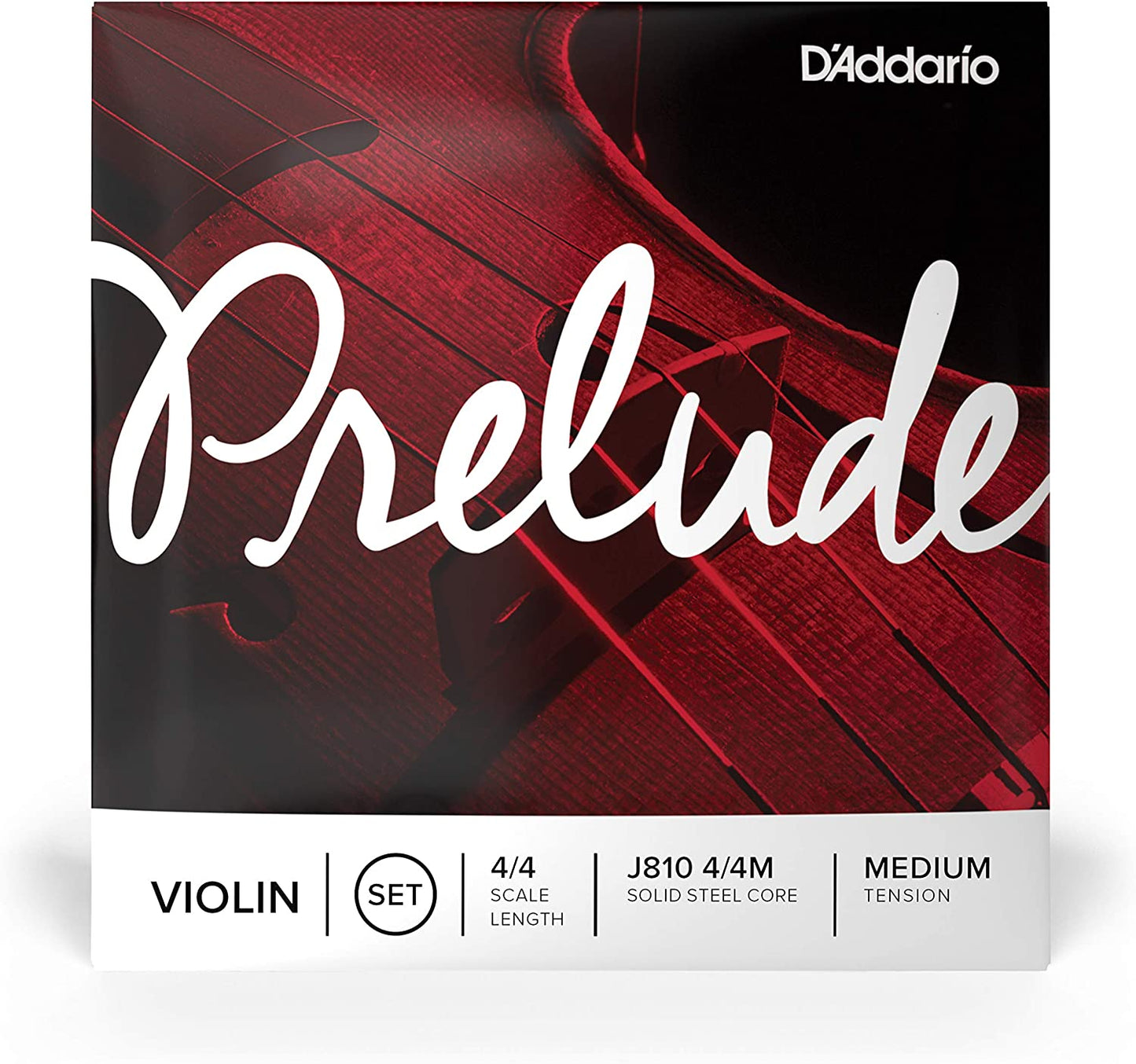 D’Addario J810 Prelude Violin 4/4 Scale Medium Tension