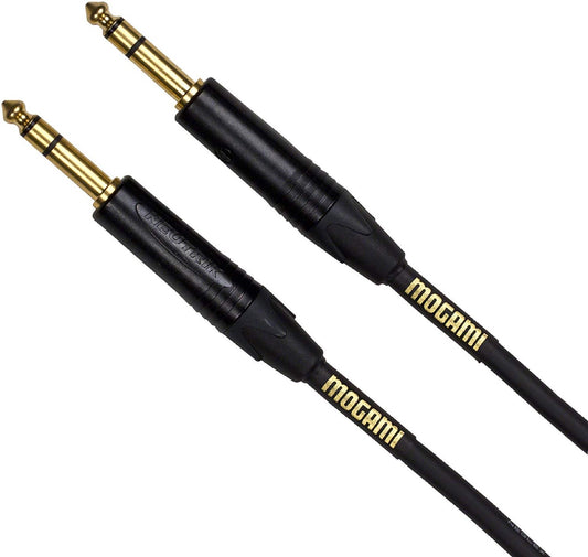 Mogami Gold TRS-TRS Balanced 1/4" Patch Cable - 30'