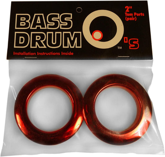 Bass Drum O's Bass Drum Port"O" 2 Inches Red
