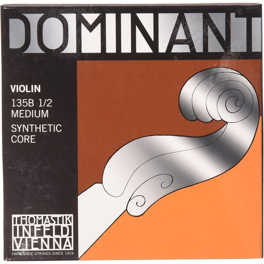Thomastik Infeld Dominant 135B set Synthetic Core 1/2 Medium Violin Strings w/ ball end e string