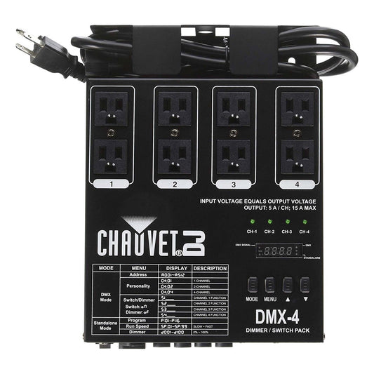 CHAUVET DJ DMX-4LED 4-Channel Dimmer Pack