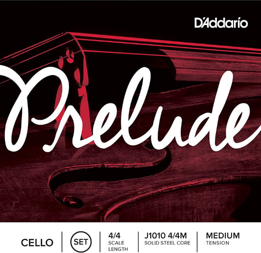 D'Addario J1010 Prelude Cello 4/4 Scale Medium Tension