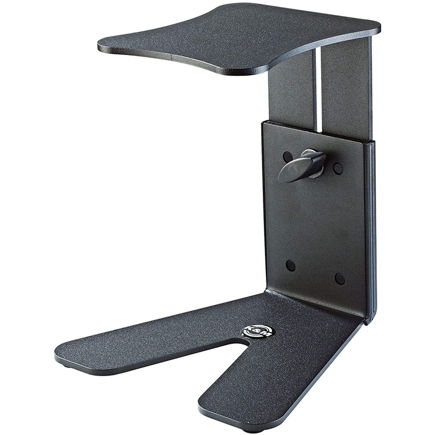 K&M Desktop Stand for Small Studio Monitor - Black