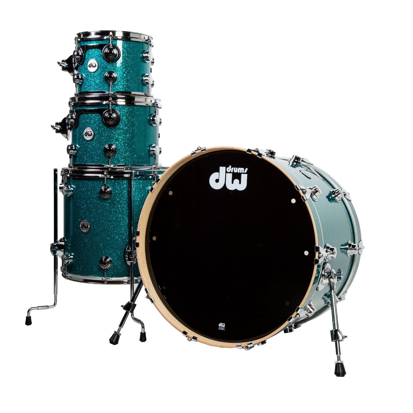 Drum Workshop Collectors Series 333 Series Shell - Teal Glass