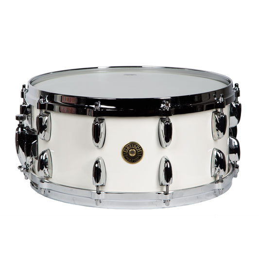 Gretsch USA Custom 6.5x14 Snare Drum - Gloss White Lacquer