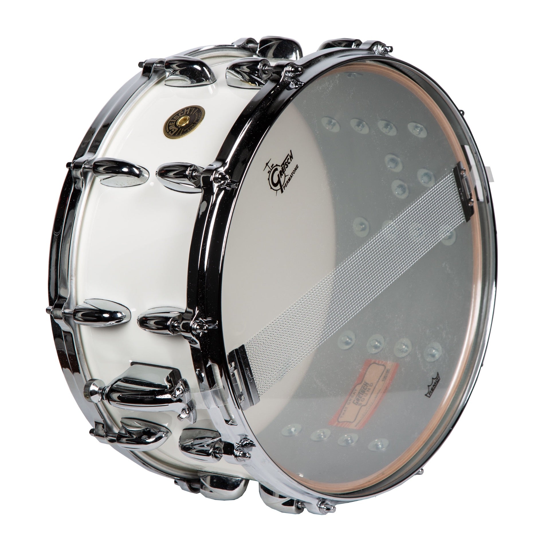 Gretsch USA Custom 6.5x14 Snare Drum - Gloss White Lacquer – Alto 