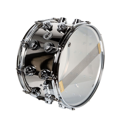 DW Collectors Series Nickel Over Brass Snare Drum - 8 x 14 - b stock -