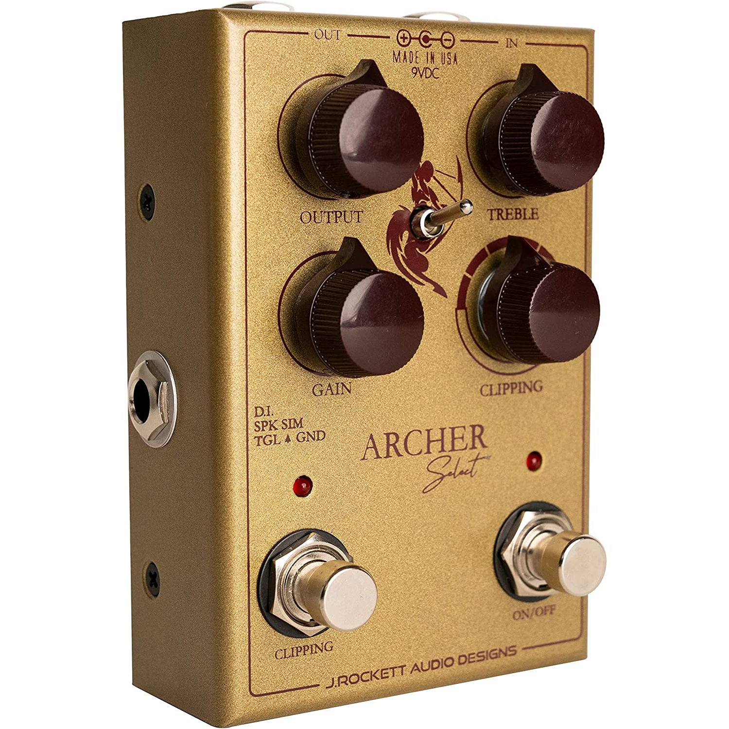 archer boost pedal J. Rockett Audio Designs Archer Select Overdrive Pedal