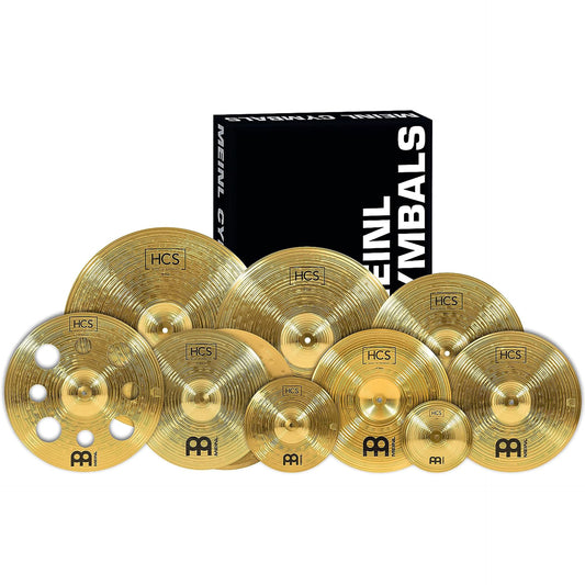 Meinl Cymbals HCS Ultimate Cymbal Set Box with Free 16” Trash Crash