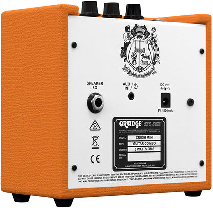 Orange Crush Mini 3-Watt Guitar Combo Amp