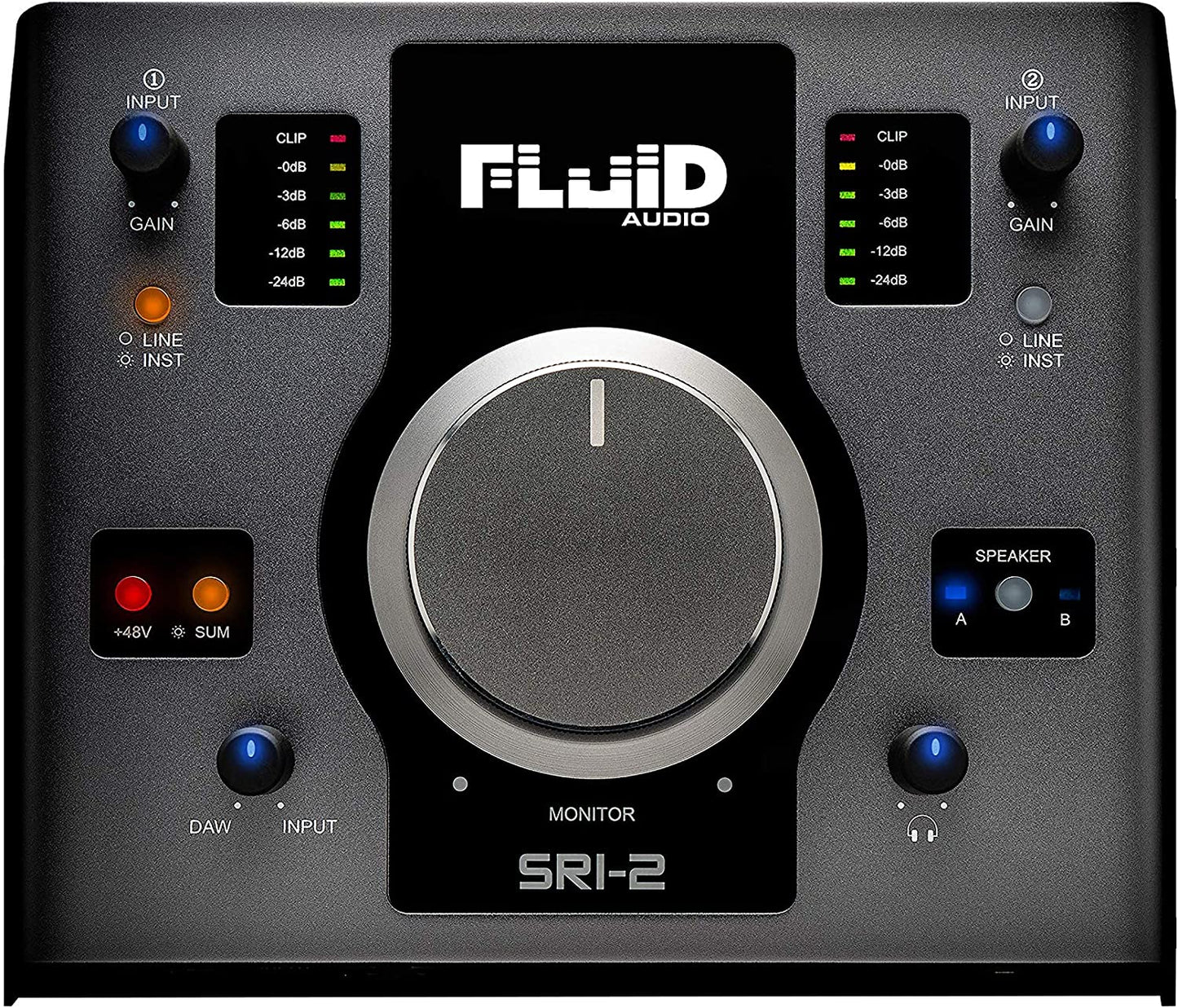 Fluid Audio SRI-2Interface 2x4 Recording Interface & Monitor Switcher