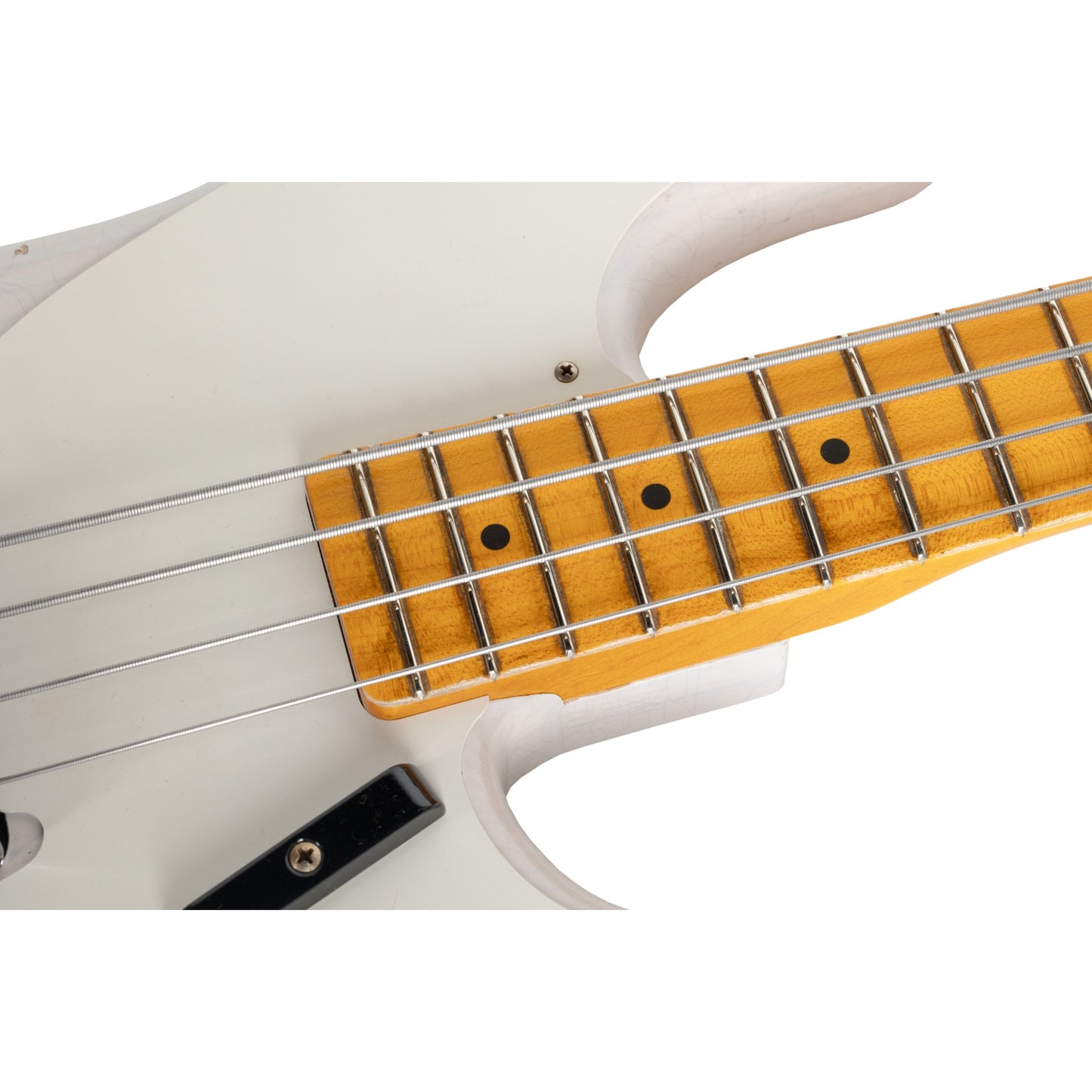 Fender Custom Shop ‘55 Relic Precision Bass Guitar - White Blonde