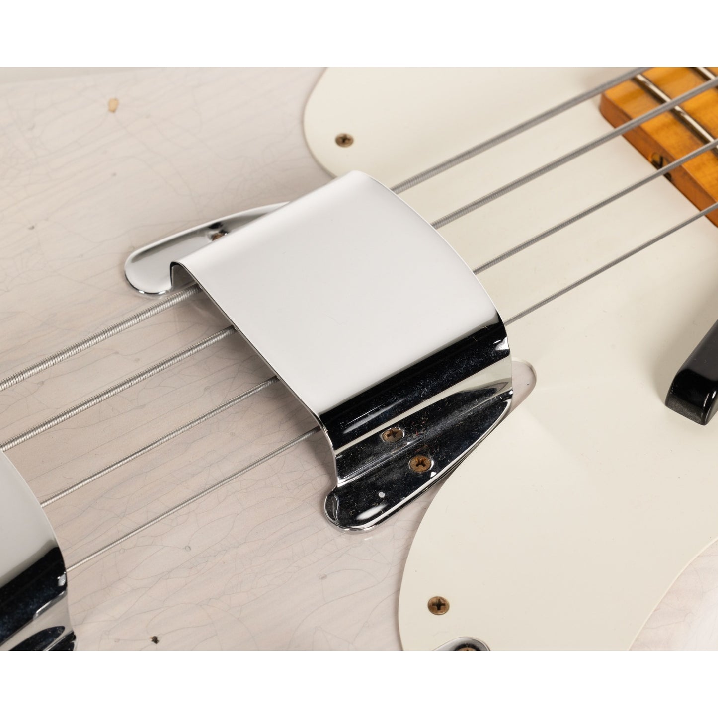 Fender Custom Shop ‘55 Relic Precision Bass Guitar - White Blonde
