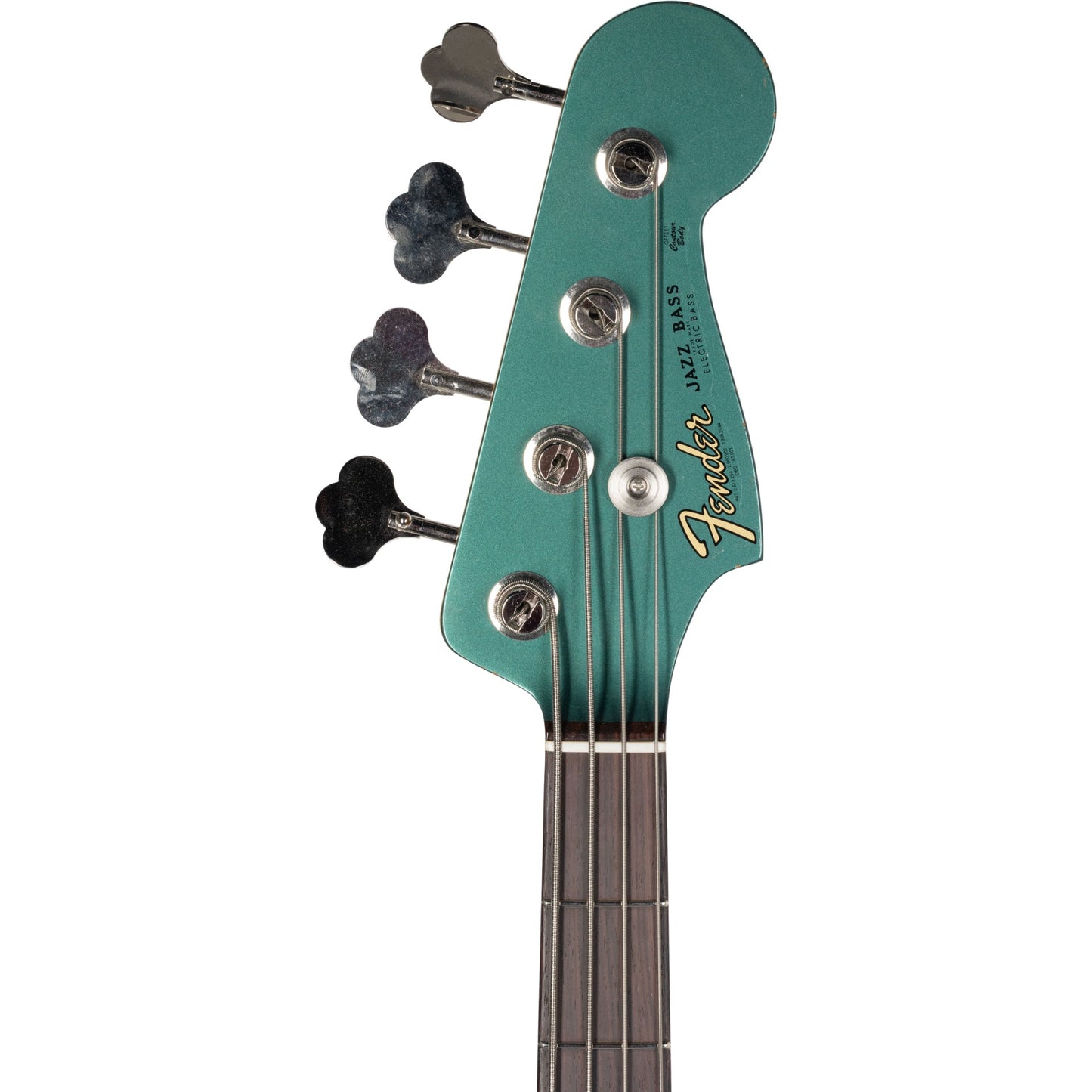Fender Custom Shop 64 Jazz Bass Guitar Relic - Sherwood Green Metallic