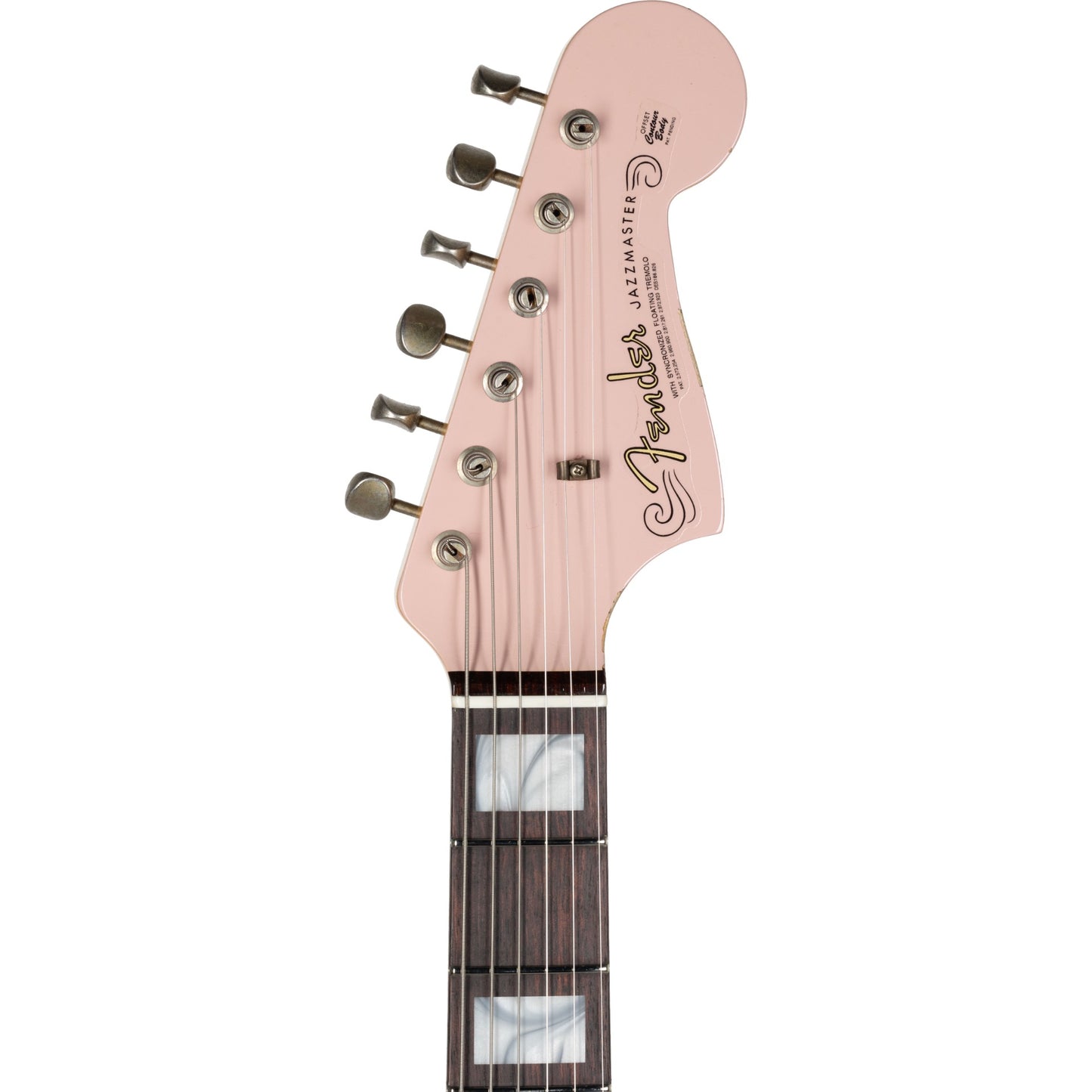 Fender Custom Shop 62 Jazzmaster Relic Electric Guitar - Shell Pink
