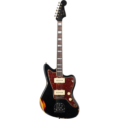 Fender Custom Shop 62 Jazzmaster Relic PHC - Black Over 3-Color Sunburst