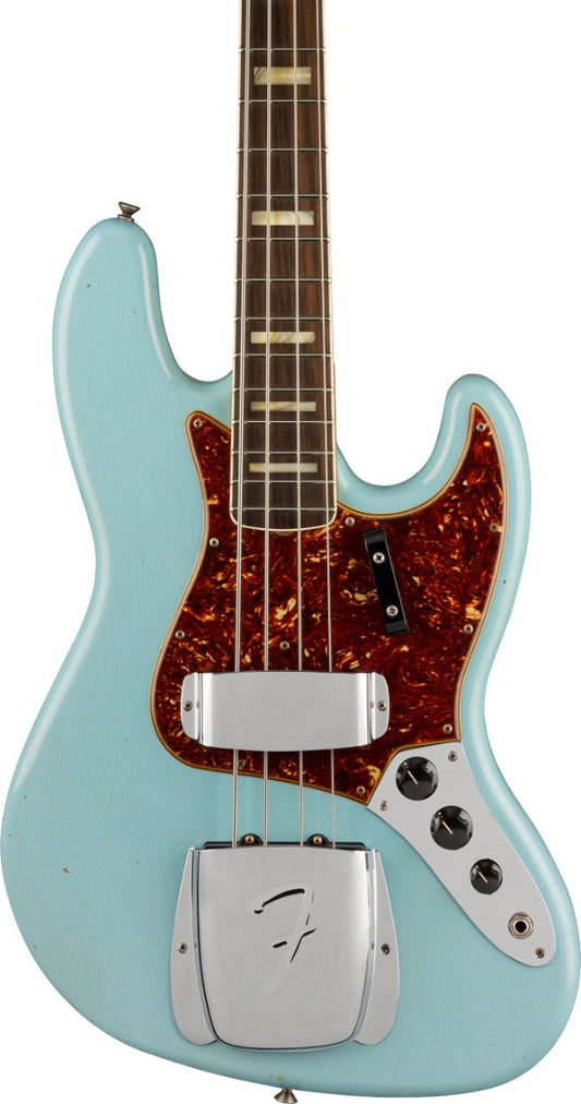Fender Custom Shop 1966 Jazz Bass Journeyman Relic in Aged Daphne Blue (923-5001-169)