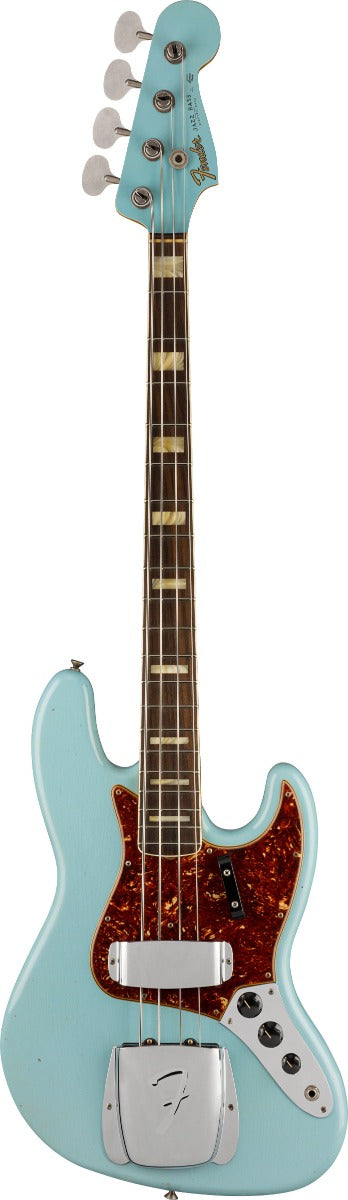 Fender Custom Shop 1966 Jazz Bass Journeyman Relic in Aged Daphne Blue (923-5001-169)