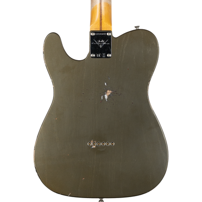Fender Custom Shop 1956 Esquire Relic with Closet Classic Hardware - Super Aged Charcoal Frost Metallic