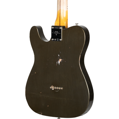 Fender Custom Shop 1956 Esquire Relic with Closet Classic Hardware - Super Aged Charcoal Frost Metallic