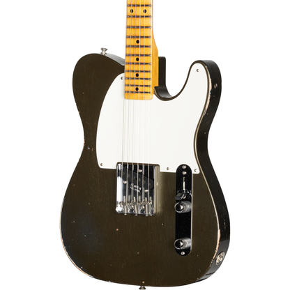 Fender Custom Shop 1956 Esquire Relic with Closet Classic Hardware - Super Aged Charcoal Frost Metallic