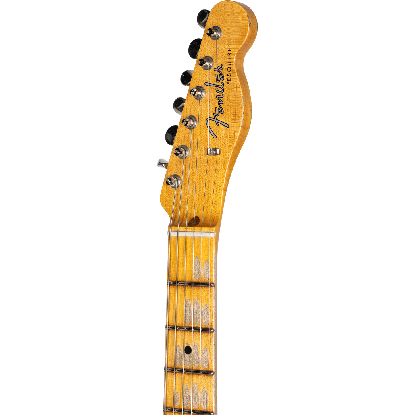 Fender Custom Shop 1956 Esquire Relic with Closet Classic Hardware - Super Aged Charcoal Frost Metallic