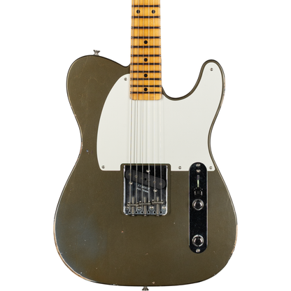 Fender Custom Shop 1956 Esquire Relic with Closet Classic Hardware - Super Aged Charcoal Frost Metallic