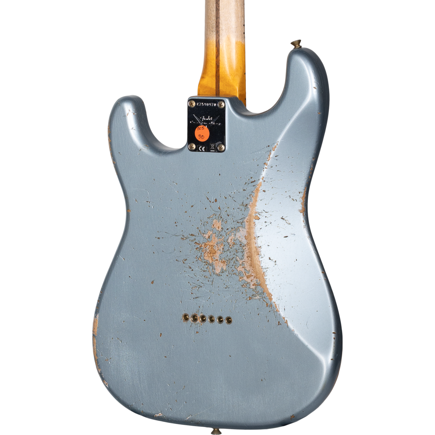 Fender Custom Shop 1956 Hardtail Stratocaster Heavy Relic - Faded Blue Ice Metallic