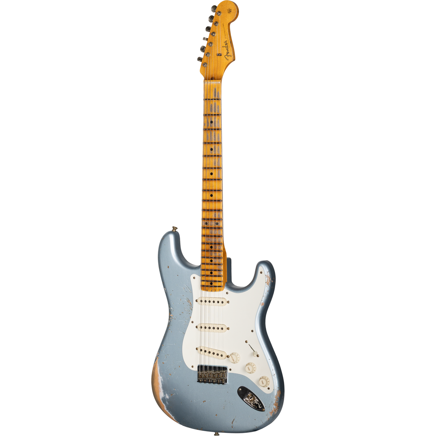 Fender Custom Shop 1956 Hardtail Stratocaster Heavy Relic - Faded Blue Ice Metallic
