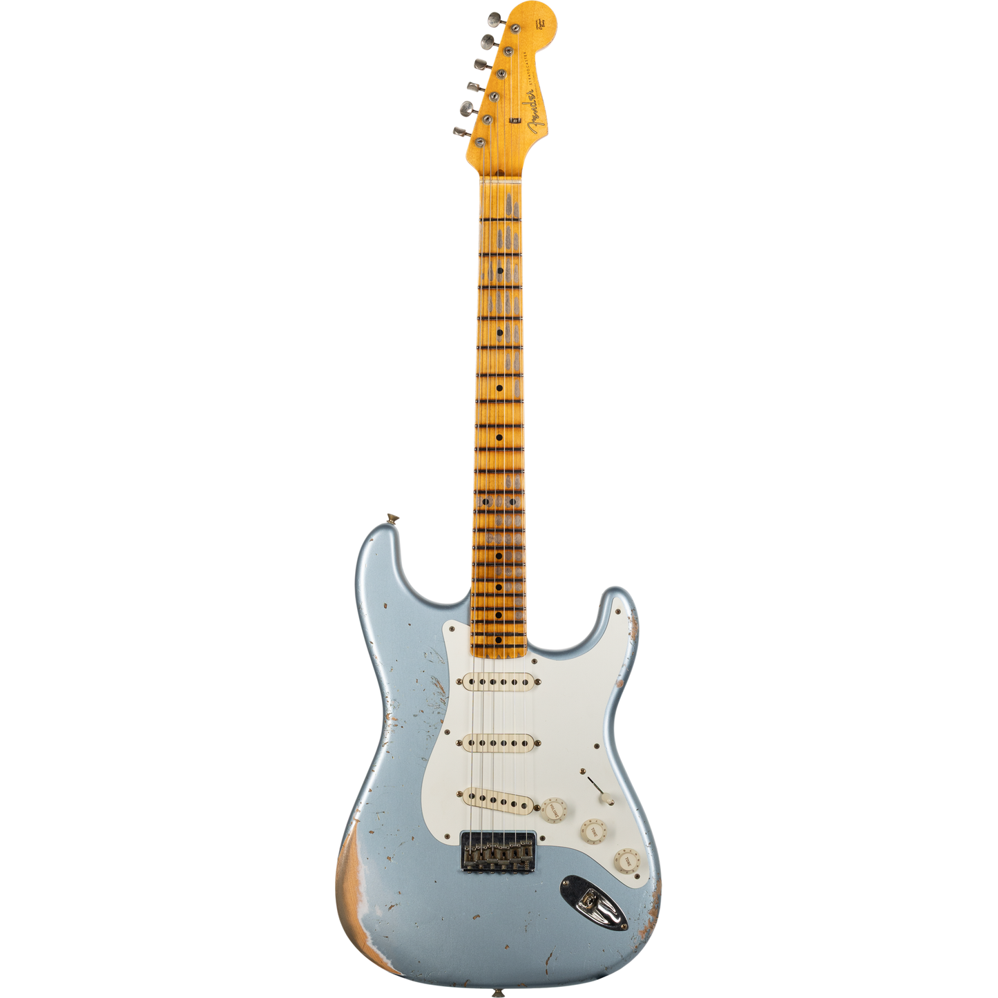 Fender Custom Shop 1956 Hardtail Stratocaster Heavy Relic - Faded Blue Ice Metallic