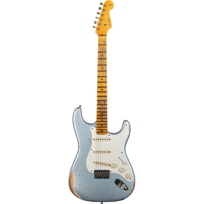 Fender Custom Shop 1956 Hardtail Stratocaster Heavy Relic - Faded Blue Ice Metallic