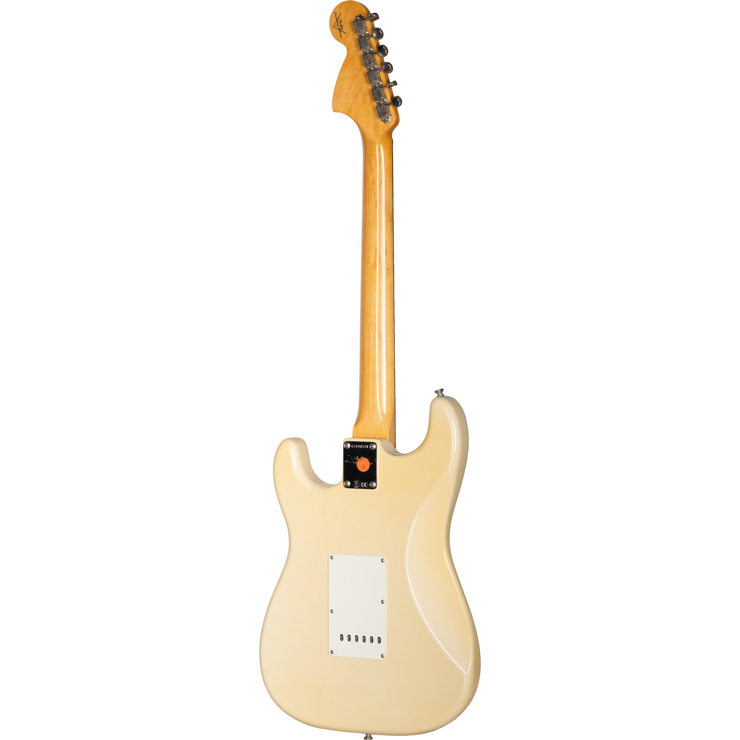 Fender Custom Shop 1966 Stratocaster DLX Closet Classic - Super Aged Olympic White