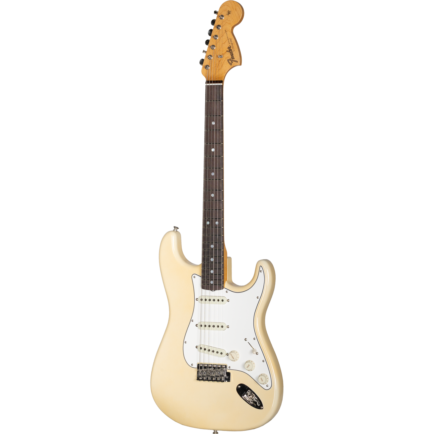 Fender Custom Shop 1966 Stratocaster DLX Closet Classic - Super Aged Olympic White