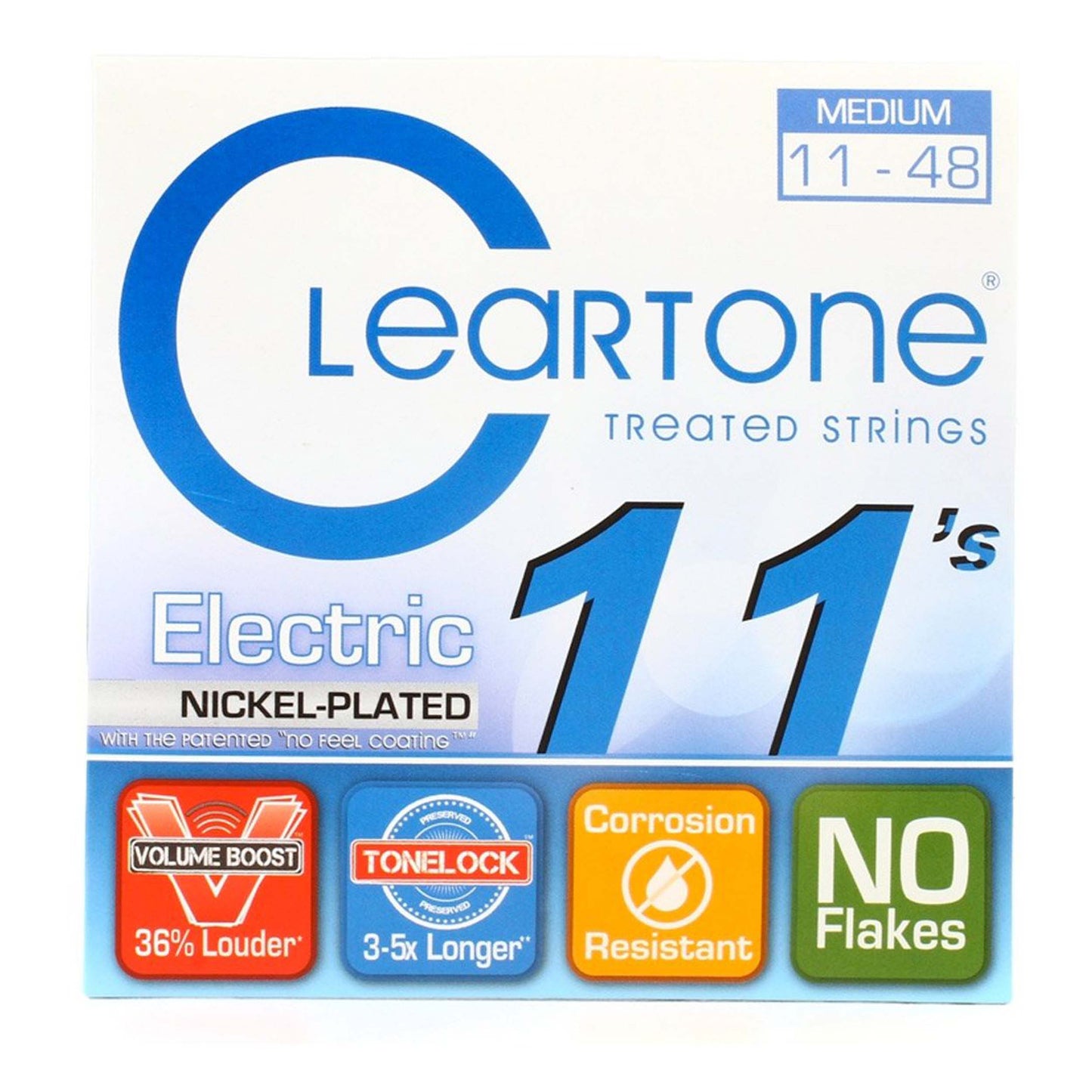 Cleartone Electric .011-.048 Medium Strings