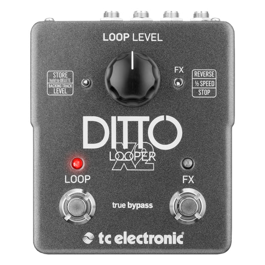 TC Electronic Ditto X2 2 Switch Looper Guitar Pedal
