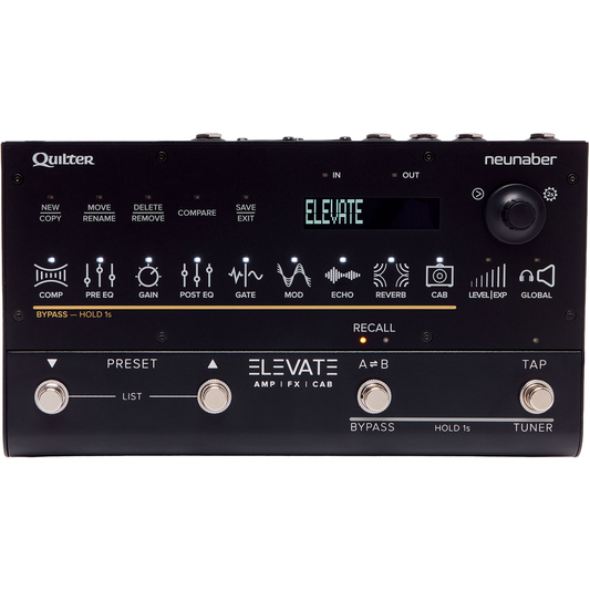 Quilter Elevate Intuitive Guitar Engine Multi-Effects Pedal