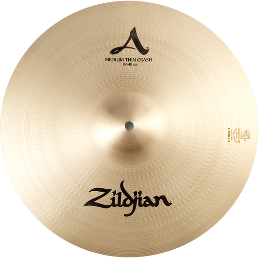 Zildjian 16” A Series Medium Thin Crash Cymbal