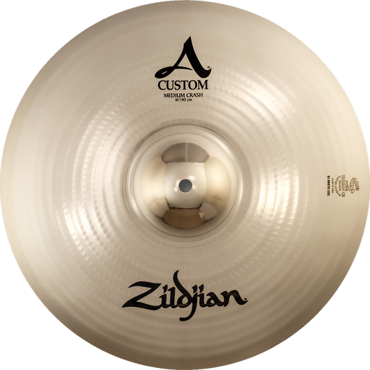 Zildjian 16” A Custom Medium Crash Cymbal
