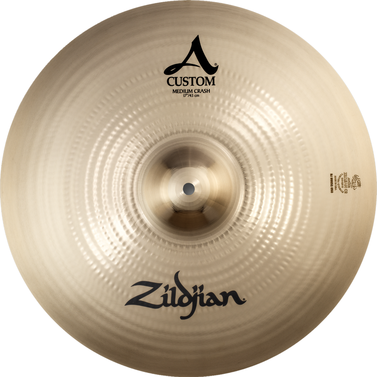 Zildjian 17” A Custom Medium Crash Cymbal