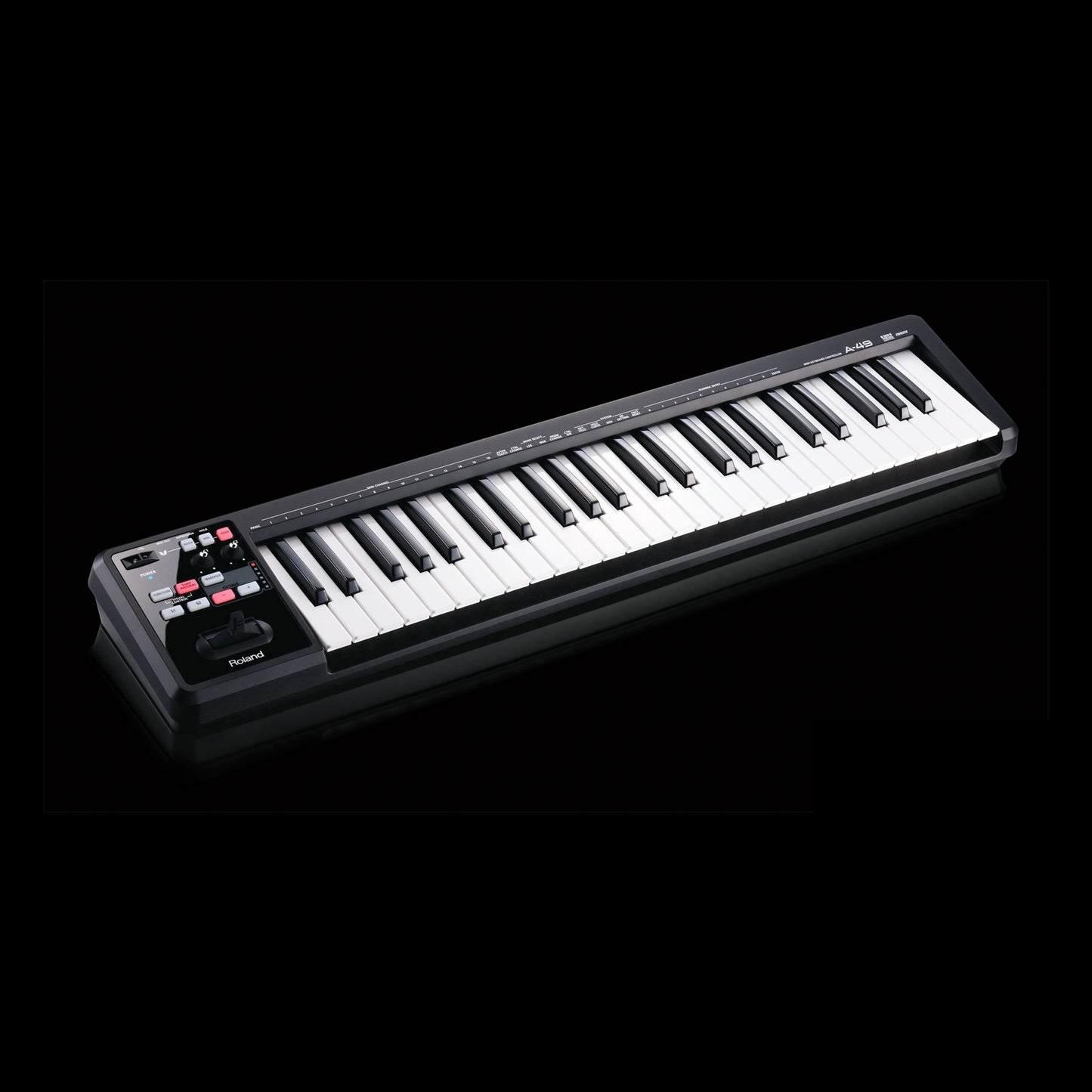 Roland A-49BK 49-Key MIDI Keyboard Controller in Black