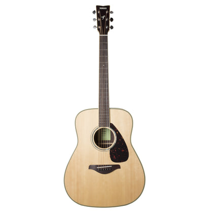 Yamaha FG830 Solid Top Acoustic Guitar, Natural