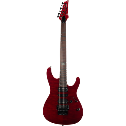Ibanez KIKO100 Kiko Loureiro Signature Electric Guitar - Transparent Ruby Red
