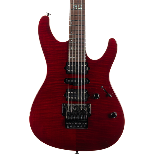 Ibanez KIKO100 Kiko Loureiro Signature Electric Guitar - Transparent Ruby Red
