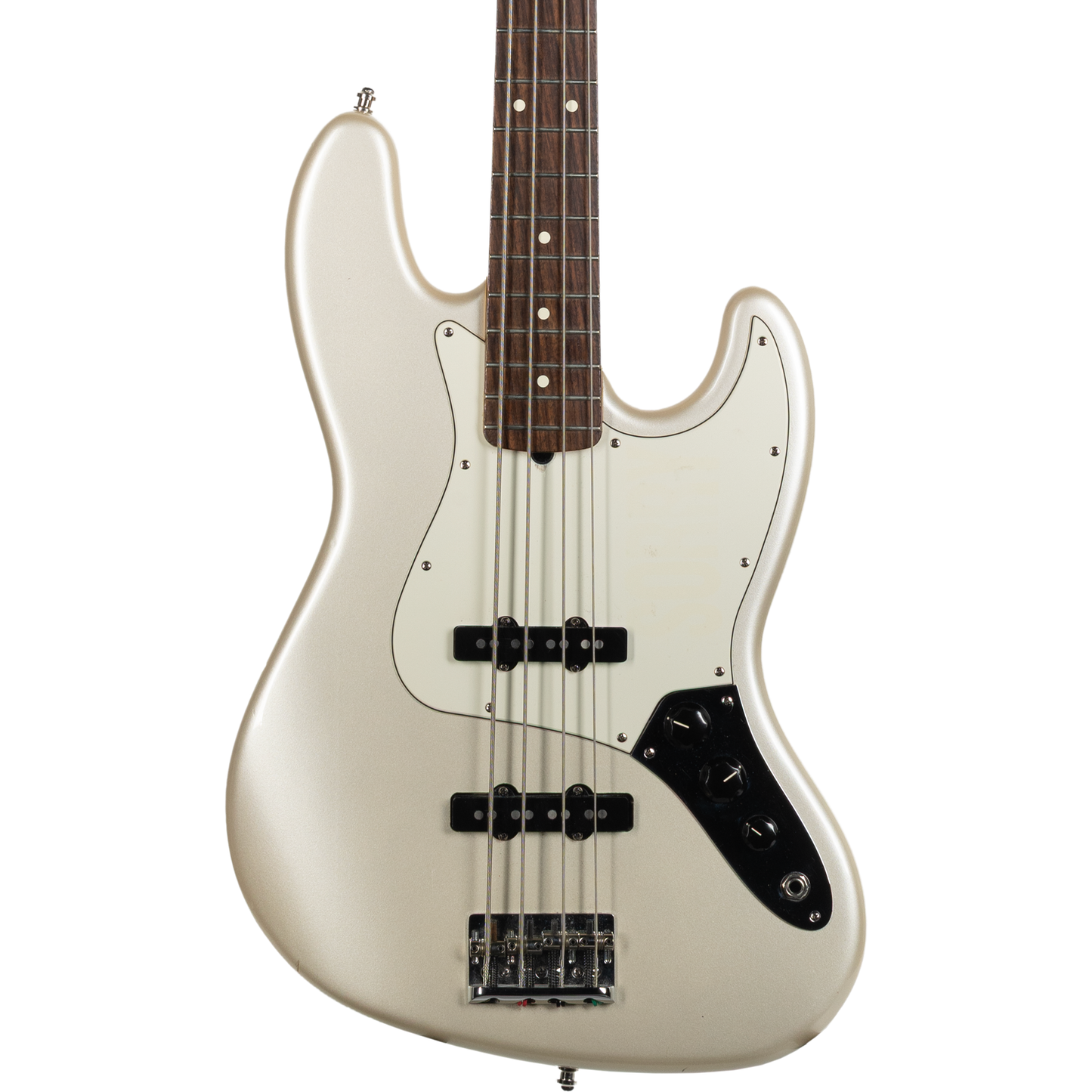 Fender 2008 American Standard Jazz Bass - Rosewood Fingerboard, Blizzard Pearl