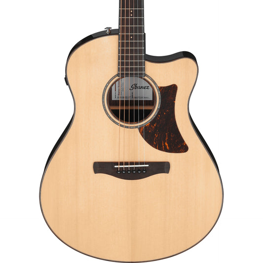 Ibanez AAM380CENT Acoustic Electric Guitar - Natural High Gloss
