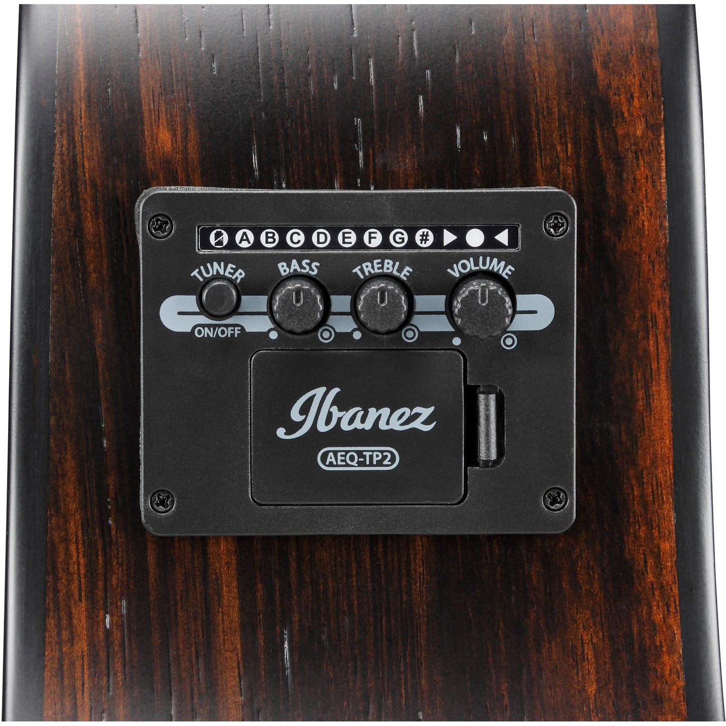 Ibanez AAM70CETBN Advanced Acoustic Guitar, Transparent Charcoal Burst Low Gloss Top