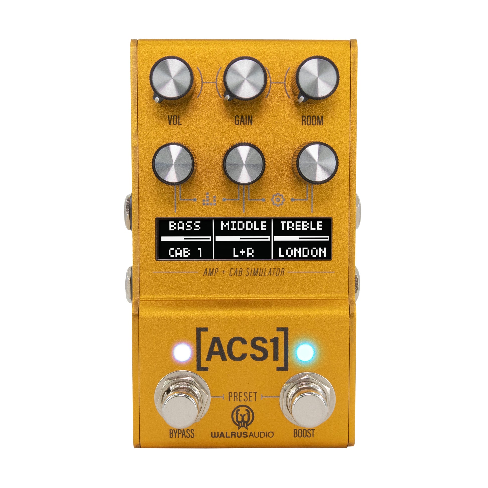 speaker simulator pedal Walrus Audio Mako Series ACS1 MKII Amp + Cab Simulator